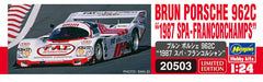 Hasegawa 1/24 Brun Porsche 962C 1987 Spa-Francorchamps Japanese Pvc Racing Car- Japan Figure Store - #1 Bring To You The Best Japanese Goods