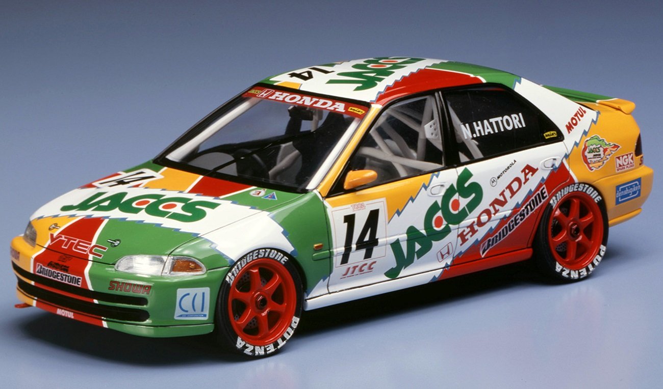 HASEGAWA 1/24 Jtcc Jaccs Civic Plastic Model- Japan Figure Store - #1 Bring To You The Best Japanese Goods