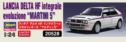Hasegawa 1/24 Lancia Delta Hf Integrale Evoluzione Martini 5 Classical Car Models- Japan Figure Store - #1 Bring To You The Best Japanese Goods