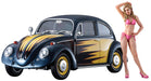 HASEGAWA Sp445 Volkswagen Beetle 1966 Cal Looker W/Blonde Girl Figure 1/24 Scale Kit- Japan Figure Store - #1 Bring To You The Best Japanese Goods