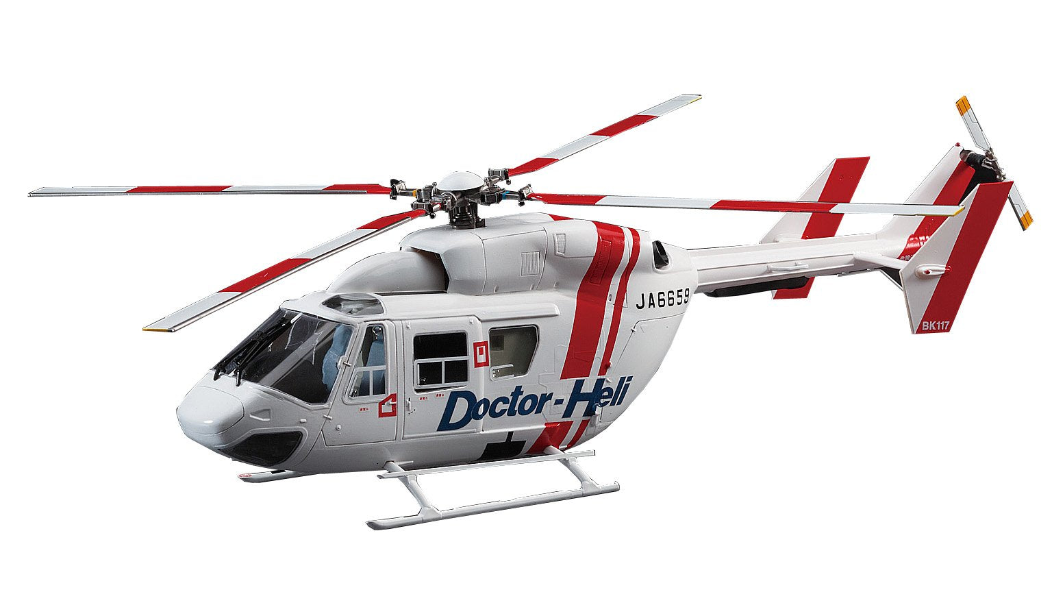 HASEGAWA - 08229 Bk-117 Doctor Heli 1/32 Scale Kit- Japan Figure Store - #1 Bring To You The Best Japanese Goods