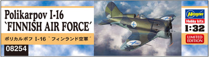 HASEGAWA 08254 Finnish Air Force Polikarpov I-16 1/32 Scale Kit- Japan Figure Store - #1 Bring To You The Best Japanese Goods