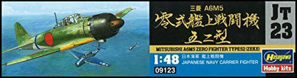 Hasegawa 1/48 Japanese Navy Mitsubishi A6m5 Mitsubishi A6m Zero 52-inch Plastic- Japan Figure Store - #1 Bring To You The Best Japanese Goods