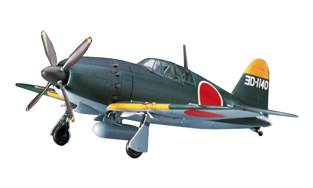 HASEGAWA 1/48 Mitsubishi J2M3 Raiden Jack Type 21 Plastic Model- Japan Figure Store - #1 Bring To You The Best Japanese Goods