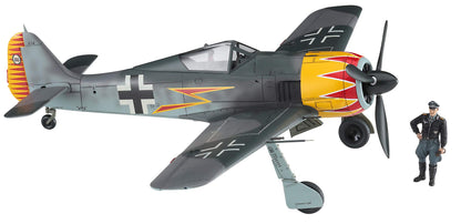 HASEGAWA 07492 Focke Wulf Fw190A-4 `Graf' W/Figure 1/48 Scale Kit- Japan Figure Store - #1 Bring To You The Best Japanese Goods
