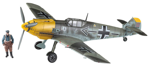 HASEGAWA Messerschmitt Bf109E-4/N Galland W/Figure- Japan Figure Store - #1 Bring To You The Best Japanese Goods