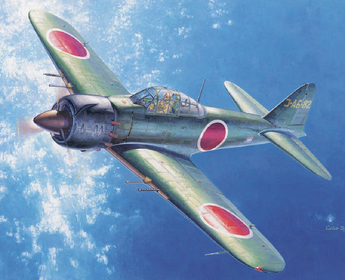 HASEGAWA - 09821 Mitsubishi A6M8 Zero Fighter Type 54/64 1/48 Scale Kit- Japan Figure Store - #1 Bring To You The Best Japanese Goods