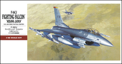 HASEGAWA 1/48 F-16Cj Fighting Falcon 'Misawa Japan' U.S. Air Force Tactical Fighter Plastic Model- Japan Figure Store - #1 Bring To You The Best Japanese Goods