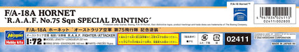 HASEGAWA 1/72 F/A-18A Hornet Royal Australian Air Force 75Th Anniversary Paint Ver. Plastic Model- Japan Figure Store - #1 Bring To You The Best Japanese Goods