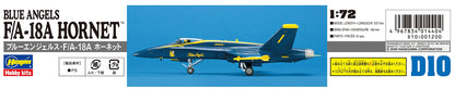 Hasegawa Blue Angels F/A-18A Hornet 1/72 Scale US Navy Plastic Model Kit D10- Japan Figure Store - #1 Bring To You The Best Japanese Goods