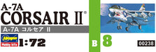 Hasegawa 1/72 A-7A Corsair II US Navy Carrier Attack Aircraft Plastic Model B8- Japan Figure Store - #1 Bring To You The Best Japanese Goods