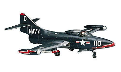 HASEGAWA 1/72 F9F-2 Panther U.S. Navy Carrier-Based Fighter Plastic Model- Japan Figure Store - #1 Bring To You The Best Japanese Goods