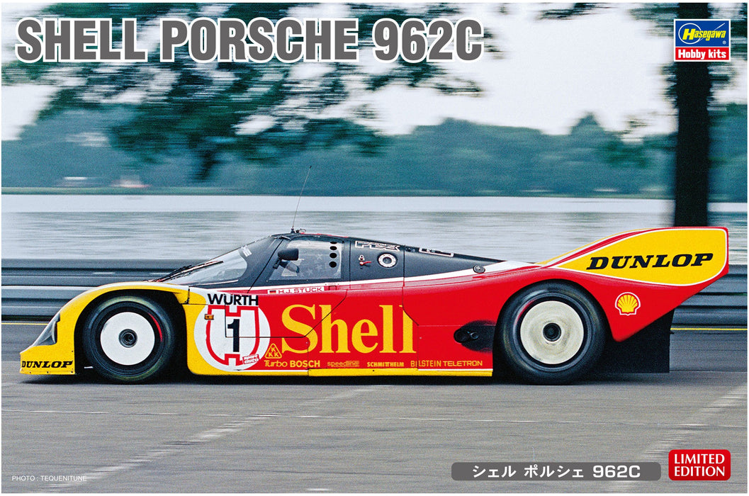 HASEGAWA 20337 Shell Porsche 962C 1/24 Scale Kit- Japan Figure Store - #1 Bring To You The Best Japanese Goods