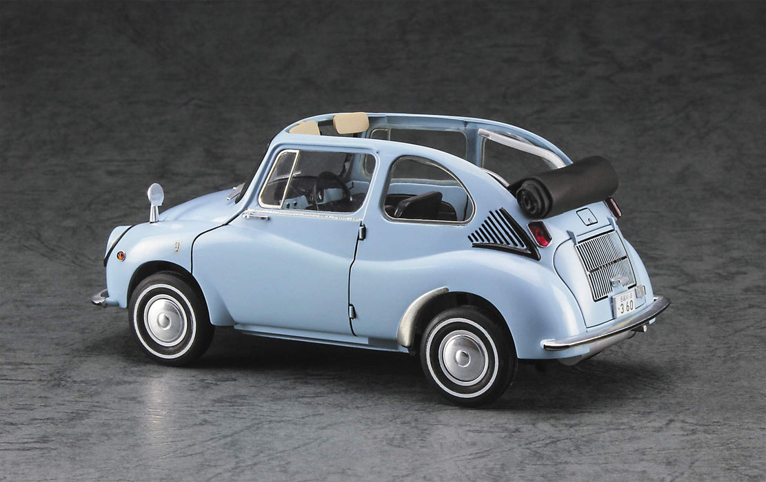 HASEGAWA 1/24 Subaru 360 Convertible Plastic Model- Japan Figure Store - #1 Bring To You The Best Japanese Goods