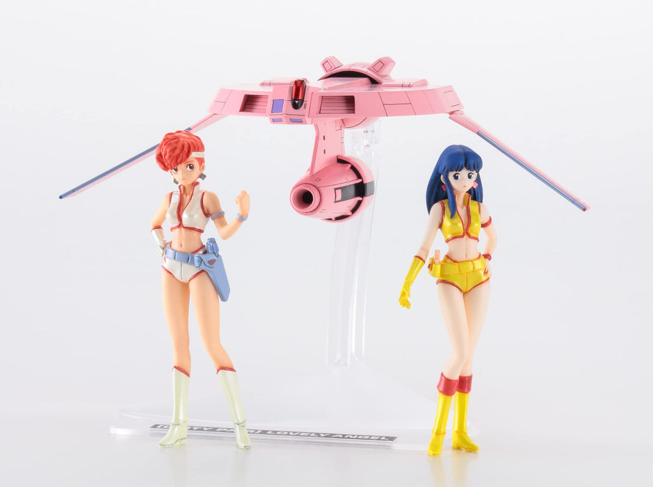 HASEGAWA 1/20 'Dirty Pair' Kay & Yuri W/Lovely Angel 1/300 Plastic Model- Japan Figure Store - #1 Bring To You The Best Japanese Goods