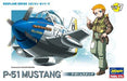 Hasegawa Eggplane 07 P-51 Mustang Model Kit- Japan Figure Store - #1 Bring To You The Best Japanese Goods