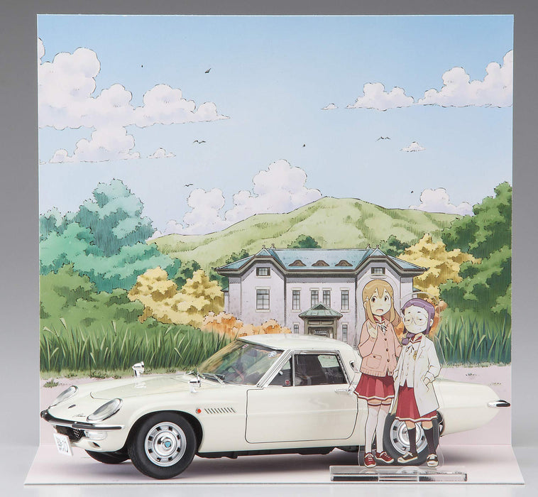 Hasegawa P389 Zesshaka! Mazda Cosmo Sport L10B W/ Acrylic Figure Stand 1/24 Figure Kit- Japan Figure Store - #1 Bring To You The Best Japanese Goods