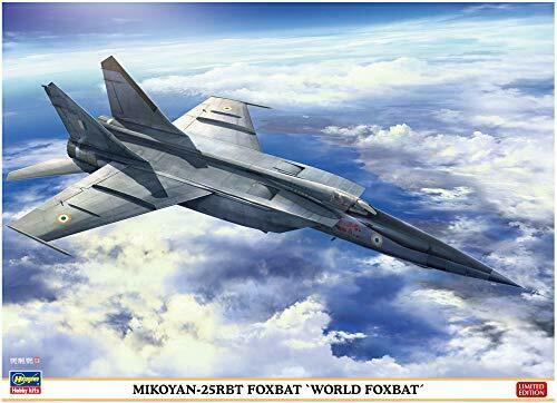Hasegawa Mig-25 Rbt Foxbat 'world Foxbat' Plastic Model - Japan Figure