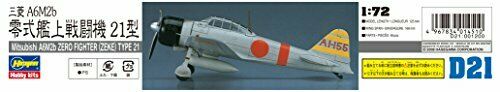 Hasegawa Mitsubishi A6m2 Zero Fighter Type 21 Plastic Model- Japan Figure Store - #1 Bring To You The Best Japanese Goods