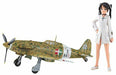 Hasegawa Strike Witches 1/20 Francesca Resin Kit W/macchi C.202 Folgore 1/72 Kit- Japan Figure Store - #1 Bring To You The Best Japanese Goods