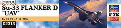 Hasegawa Su-33 Flanker-d 'uav' Plastic Model- Japan Figure Store - #1 Bring To You The Best Japanese Goods