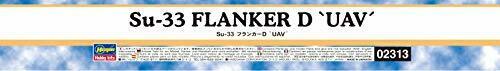 Hasegawa Su-33 Flanker-d 'uav' Plastic Model- Japan Figure Store - #1 Bring To You The Best Japanese Goods