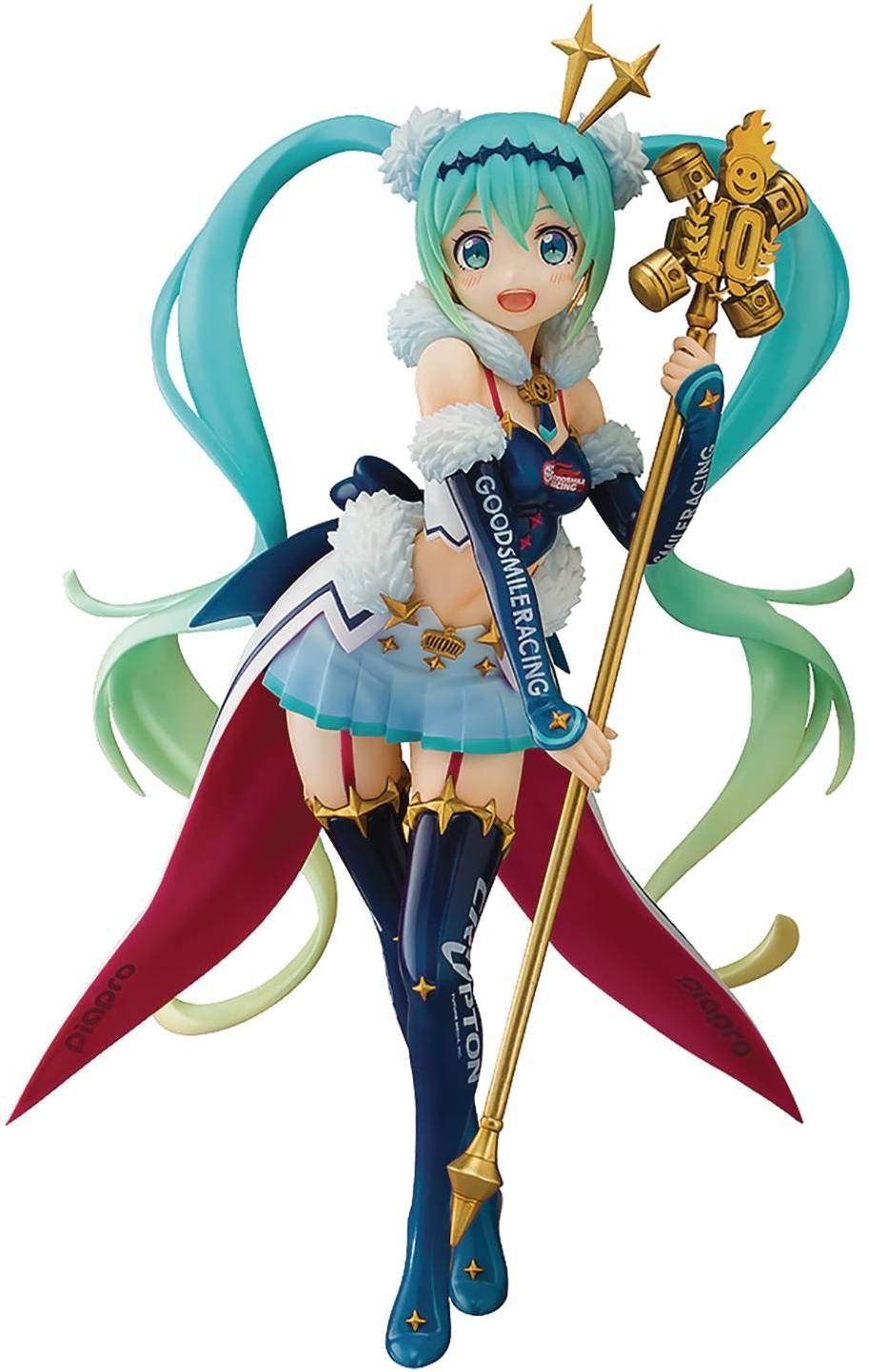 Aquamarine Hatsune Miku Racing Miku 2018 1/7 Scale Figure Japan- Japan Figure Store - #1 Bring To You The Best Japanese Goods
