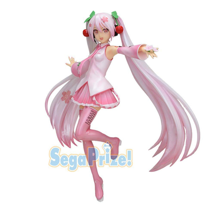 Sega Hatsune Miku Super Premium Figure "Sakura Miku Ver.2" Figure In Japan- Japan Figure Store - #1 Bring To You The Best Japanese Goods