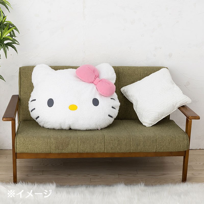 Hello Kitty Big Face Cushion- Japan Figure Store - #1 Bring To You The Best Japanese Goods