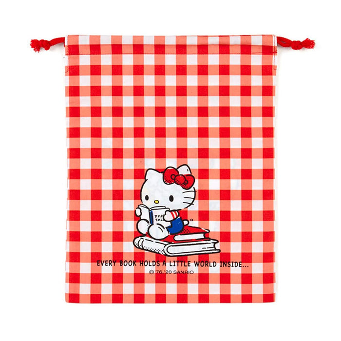 SANRIO Drawstring Bag M Hello Kitty- Japan Figure Store - #1 Bring To You The Best Japanese Goods