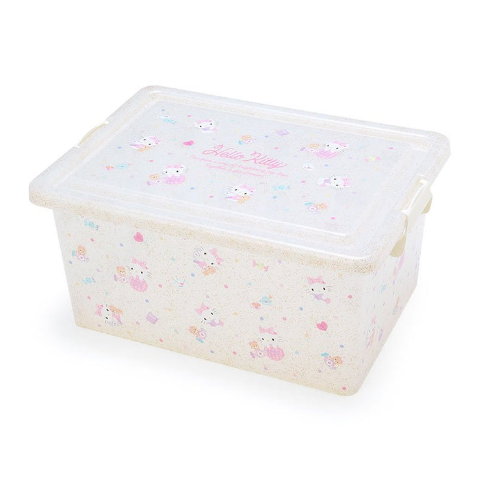 Hello Kitty Storage Case L With Lid- Japan Figure Store - #1 Bring To You The Best Japanese Goods