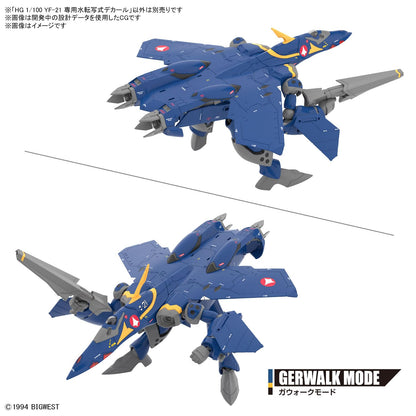 Bandai Spirits YF-21 1/100 Macross Plus Water Transfer Decal- Japan Figure Store - #1 Bring To You The Best Japanese Goods