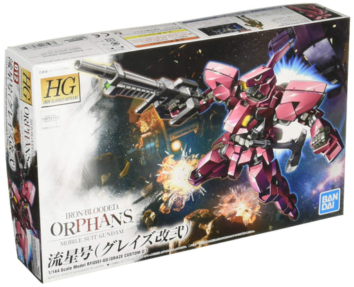 BANDAI Iron-Blooded Orphans 012 Gundam Ryusei-Go Graze Custom Ii 1/144 Scale Kit- Japan Figure Store - #1 Bring To You The Best Japanese Goods