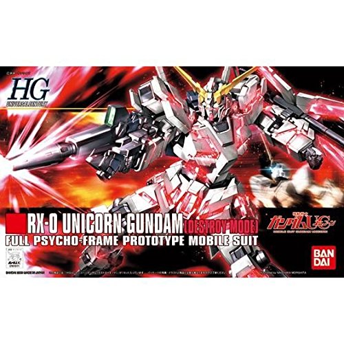 HGUC 1/144 RX-0 Unicorn Gundam Destroy Mode - Bandai Spirits- Japan Figure Store - #1 Bring To You The Best Japanese Goods