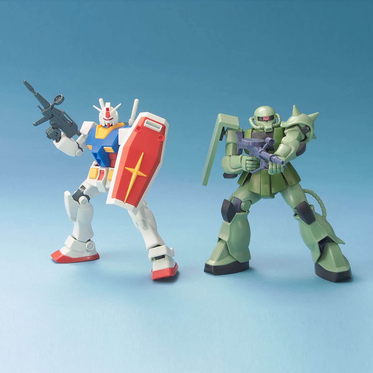 BANDAI Hguc Gunpla Starter Set Gundam Vs Zaku 1/144 Scale Kit- Japan Figure Store - #1 Bring To You The Best Japanese Goods