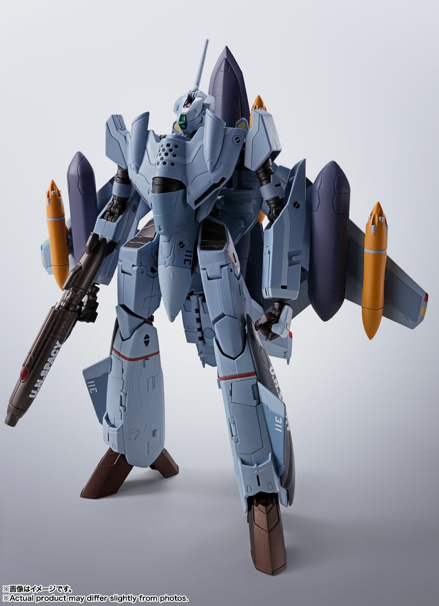 Bandai Spirits Hi-Metal R Macross Zero VF-0A Phoenix + QF-2200D-B Ghost Figure 140mm- Japan Figure Store - #1 Bring To You The Best Japanese Goods