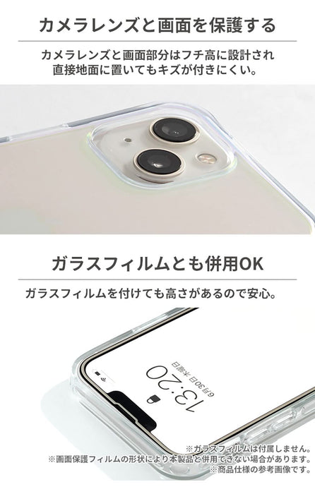 Hamee Pokemon Iphone 14/13 Hybrid Case Ghost Type Transparent- Japan Figure Store - #1 Bring To You The Best Japanese Goods