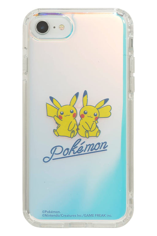 Hamee Pokemon iPhone SE (3rd/2nd Gen) Hybrid Case (Pikachu) Transparent Clear Aurora Shockproof- Japan Figure Store - #1 Bring To You The Best Japanese Goods
