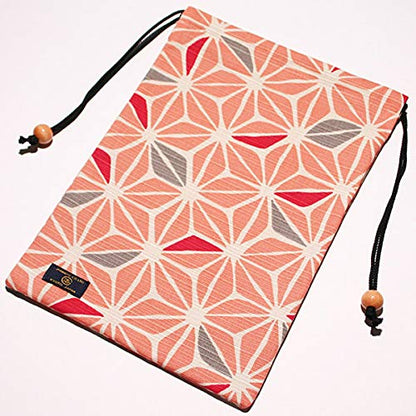 Jhands Japanese Hikara Kinchaku Asanoha Pink (L)- Japan Figure Store - #1 Bring To You The Best Japanese Goods