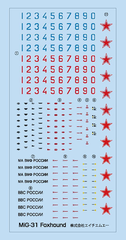 Hma 1/144 Japan Mig-31 Foxhound Plastic Model Kit- Japan Figure Store - #1 Bring To You The Best Japanese Goods