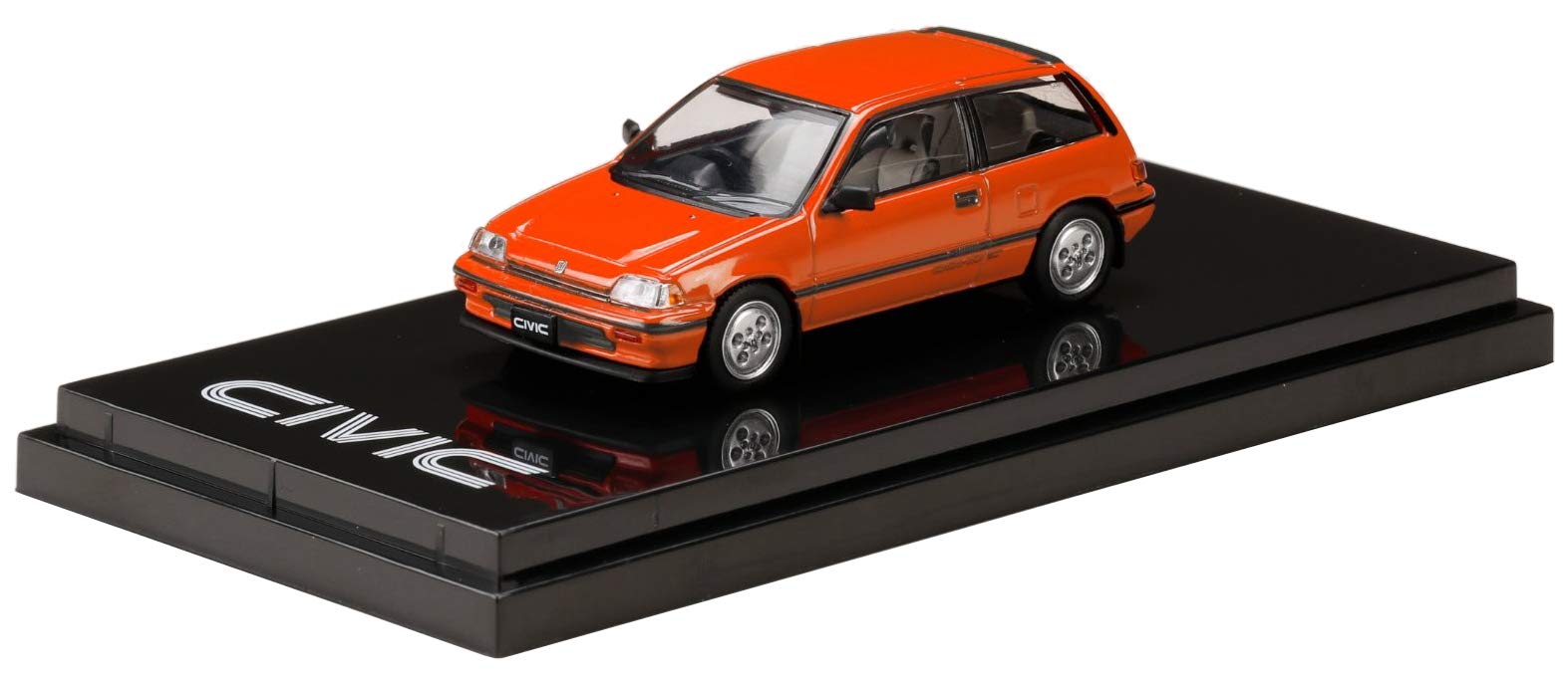 Hobby Japan 1/64 Honda Civic Si 1984 Orange HJ641029Ap- Japan Figure Store - #1 Bring To You The Best Japanese Goods