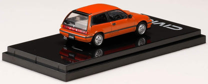 Hobby Japan 1/64 Honda Civic Si 1984 Orange HJ641029Ap- Japan Figure Store - #1 Bring To You The Best Japanese Goods