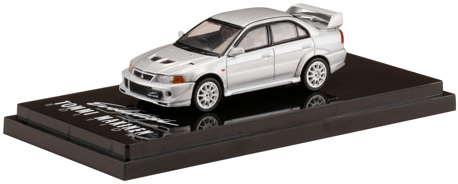 Hobby Japan 1/64 Mitsubishi Lancer GSR Evo 6 CP9A Silver HJ641033BS- Japan Figure Store - #1 Bring To You The Best Japanese Goods