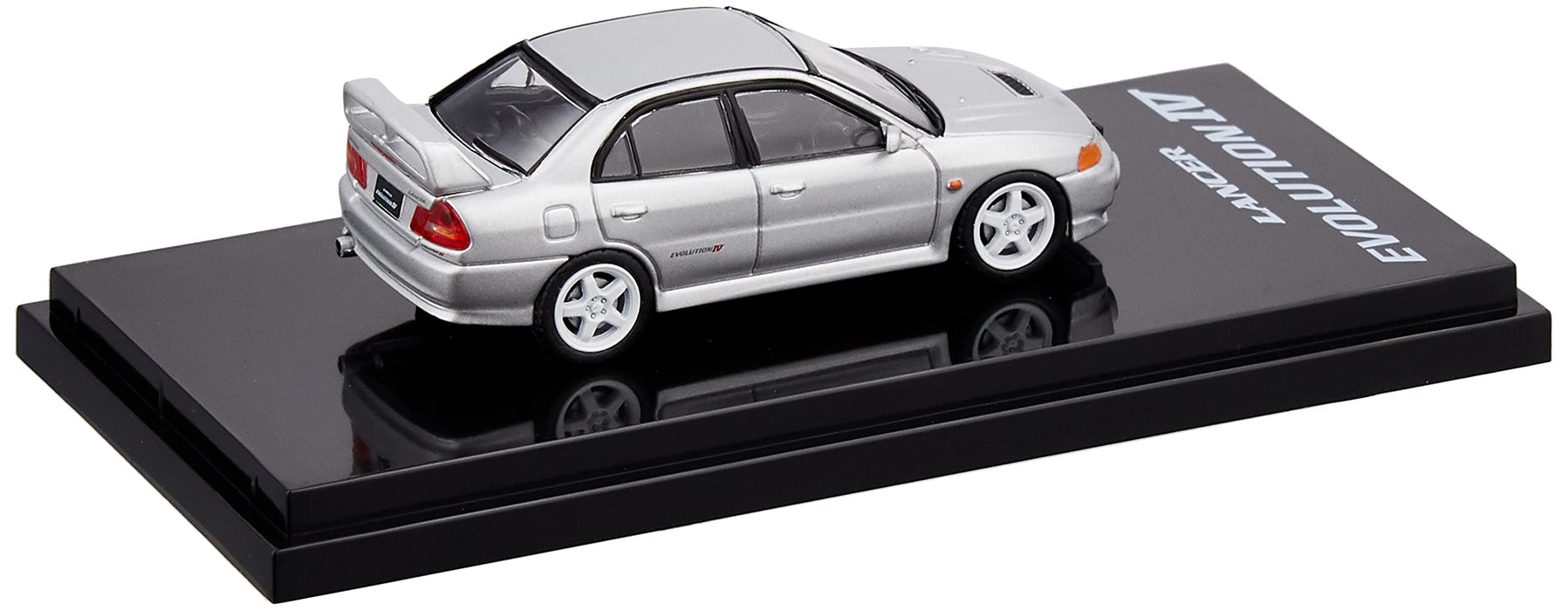 Hobby Japan 1/64 Lancer Evo IV Cn9A Steel Silver- Japan Figure Store - #1 Bring To You The Best Japanese Goods