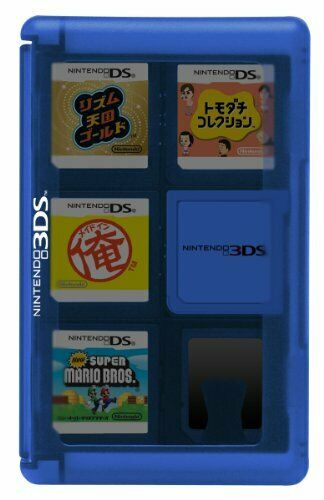 Hori Nintendo Official Licensed Products Card Case 24 For Nintendo 3ds Blue- Japan Figure Store - #1 Bring To You The Best Japanese Goods