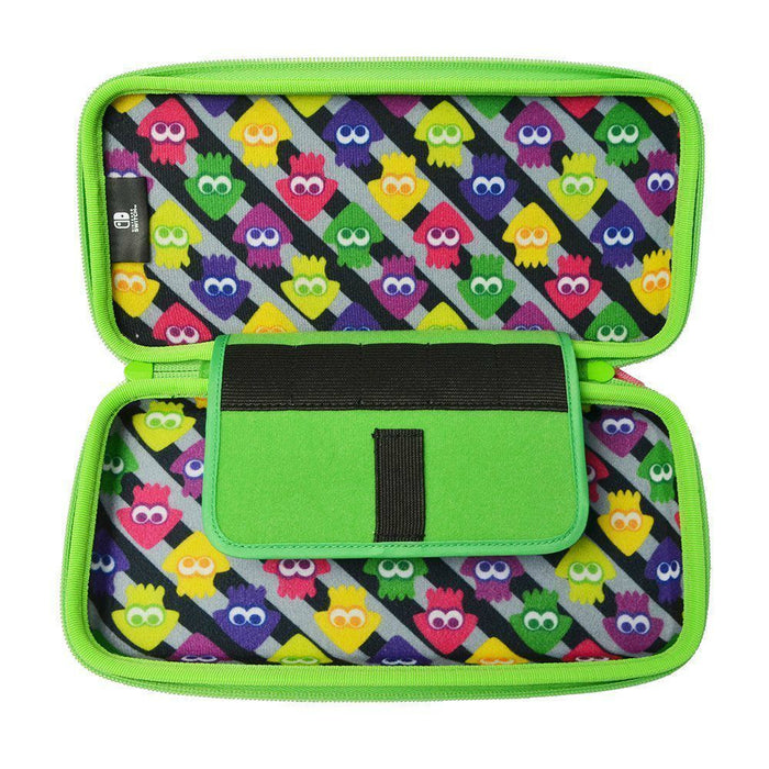 Hori Nsw-051 Hard Pouch Splatoon 2 Ink X Squid For Nintendo Switch- Japan Figure Store - #1 Bring To You The Best Japanese Goods