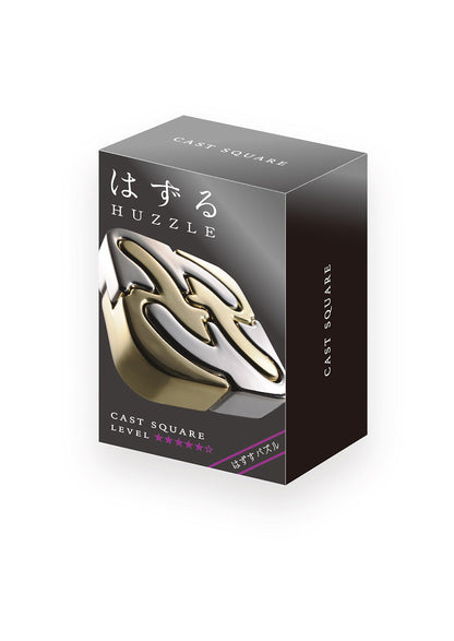 Hanayama Huzzle Cast Square [Difficulty Level 5]- Japan Figure Store - #1 Bring To You The Best Japanese Goods