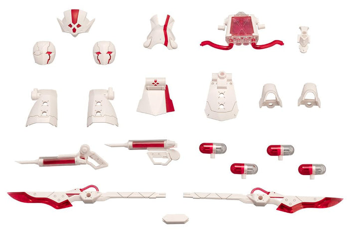 Kotobukiya Infinite Encounter Megalomaria Ex Armor White Nurse Plastic Model 208mm- Japan Figure Store - #1 Bring To You The Best Japanese Goods