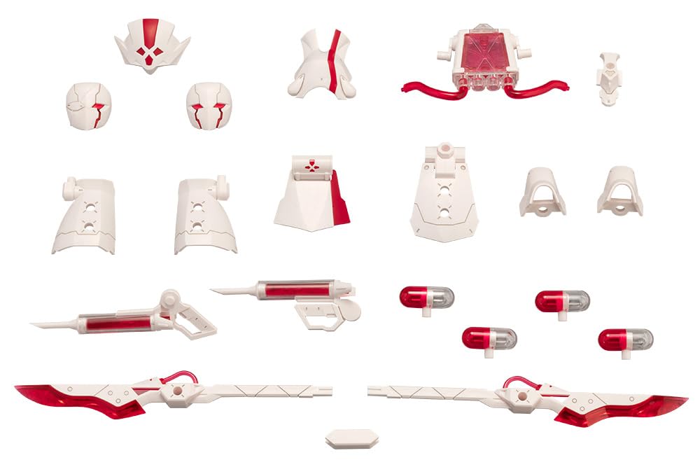 Kotobukiya Infinite Encounter Megalomaria Ex Armor White Nurse Plastic Model 208mm- Japan Figure Store - #1 Bring To You The Best Japanese Goods