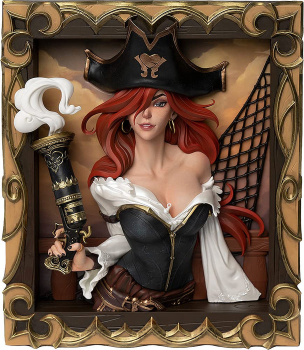 Infinity Studio X League Of Legends The Bounty Hunter Miss Fortune 3D Frame- Japan Figure Store - #1 Bring To You The Best Japanese Goods